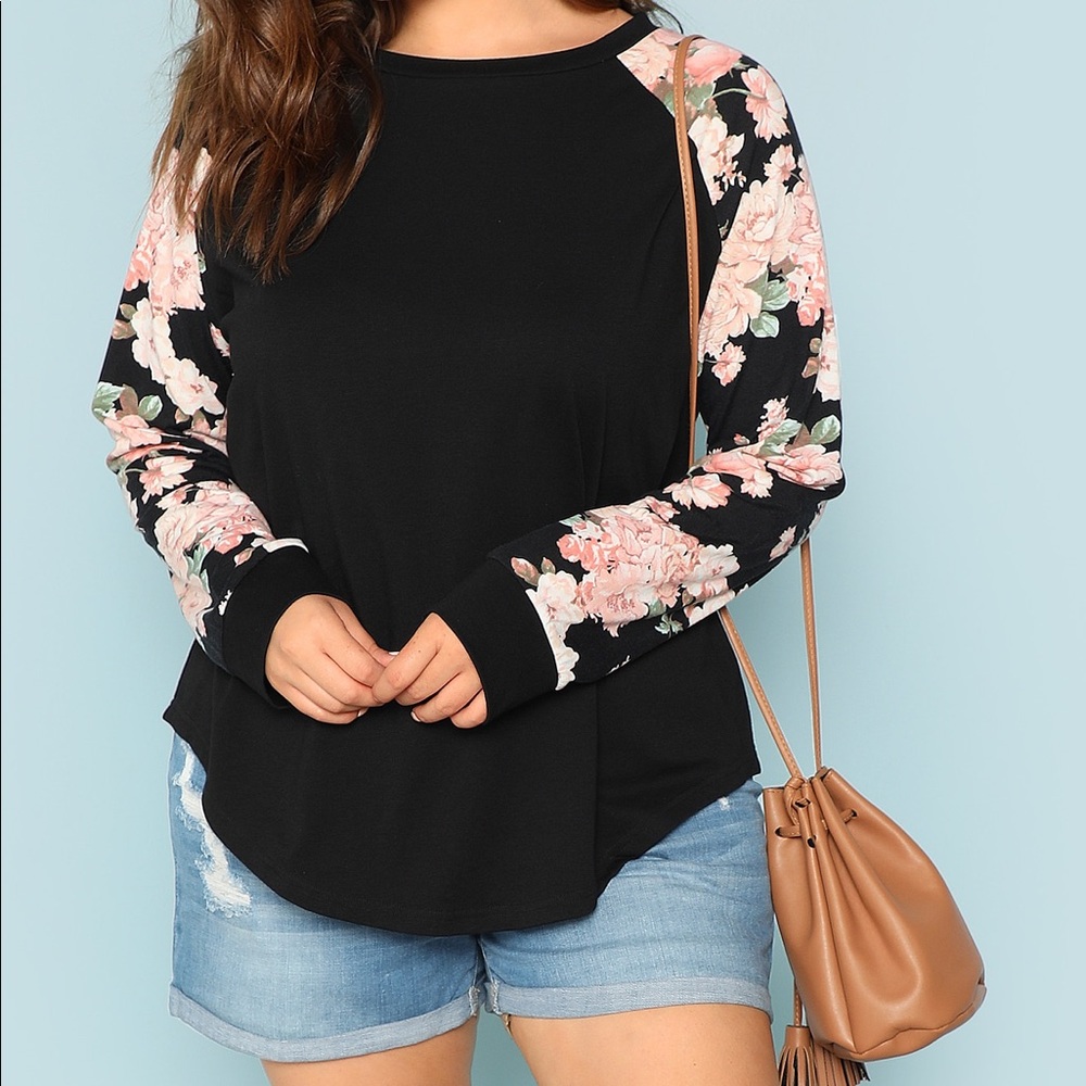 Floral Sleeve Top